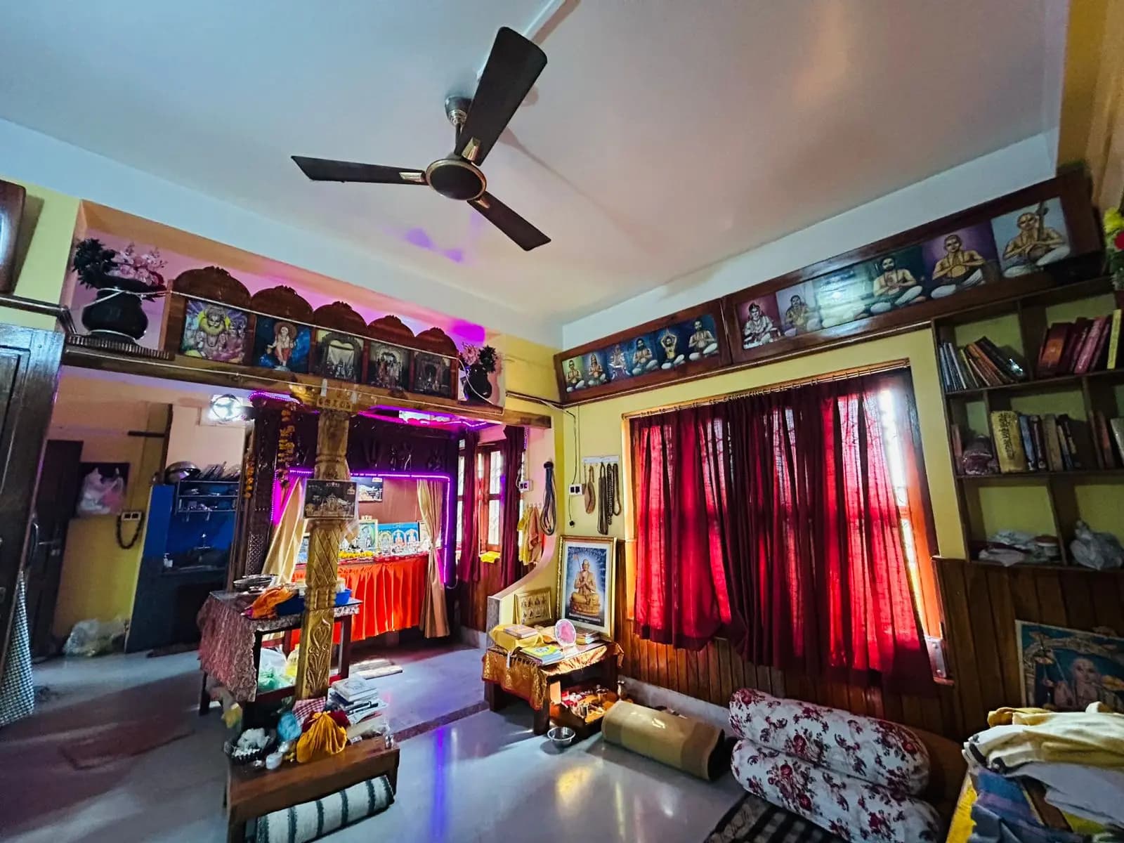 Reception desk and waiting parlor